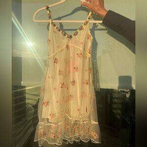 SUGAR THRILLZ MESH BABYDOLL DRESS